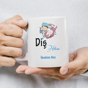 Diş Hekimi İsme Özel Kupa
