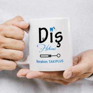 Diş Hekimi İsme Özel Kupa