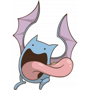 Yarasa Sticker 10x10 cmRenkli Sticker