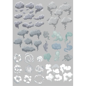 Duman Sticker Set 19 Parça Telefon, Tablet, Defter, Laptop Sticker