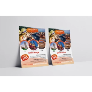 Dünyayı Dolaşın Turizm Broşürü