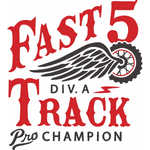 Fast 5 Track Sticker 10x10 cmRenkli Sticker