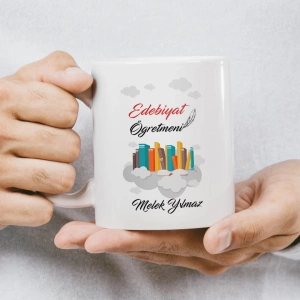 Edebiyat Öğretmeni İsme Özel Kupa
