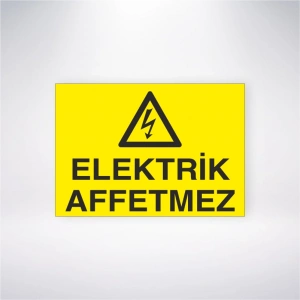 Elektrik Affetmez Sticker 20X28 Cm
