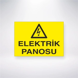 Elektrik Panosu Sticker 20X28 Cm