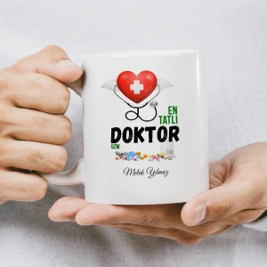 En Tatlı Doktor İsme Özel Kupa