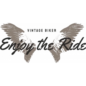 Enjoy The Ride Sticker 10x10 cmRenkli Sticker