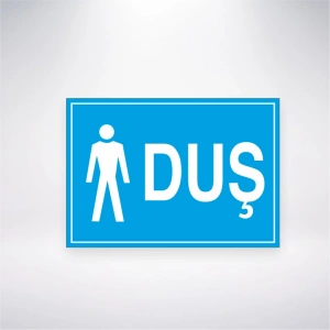 Erkek Duş Sticker 20X28 Cm