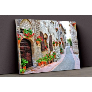 Eski Şehir Sokakları Kanvas