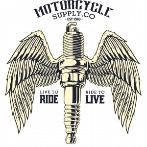 Kanatllı Motor Parçaları 4 Sticker 10x10 cmRenkli Sticker