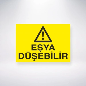 Eşya Düşebilir Sticker 20X28 Cm