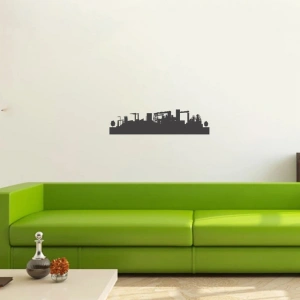 Fabrikalar  Silüet Sticker 120x20 Cm
