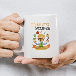 Fen Bilgisi Öğretmeni İsme Özel Kupa