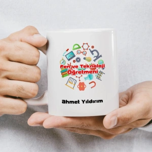 Fen Ve Teknoloji Öğretmeni İsme Özel Kupa
