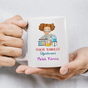 Fen Ve Teknoloji Öğretmeni İsme Özel Kupa