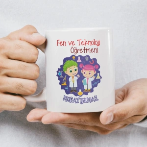 Fen Ve Teknoloji Öğretmeni İsme Özel Kupa