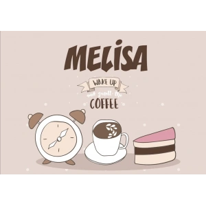 Kahve Temalı Dğum Günü Afişi 50X70 cm