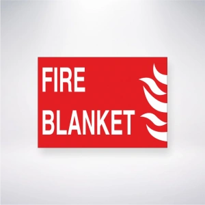 Fire Blanket Sticker 20X28 Cm