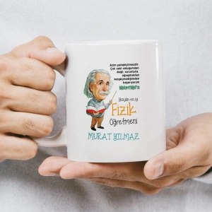 Fizik Öğretmeni İsme Özel Kupa