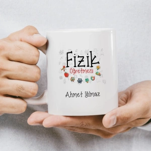 Fizik Öğretmeni İsme Özel Kupa