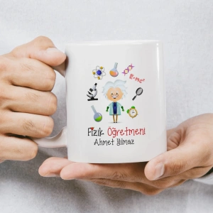 Fizik Öğretmeni İsme Özel Kupa