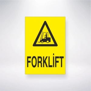 Forklift Sticker 20X28 Cm