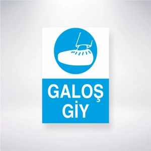 Galoş Giy Sticker 20X28 Cm