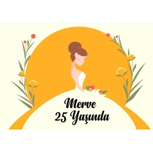 Geelinlik Temalı Doğum Günü Afişi 35X50 cm