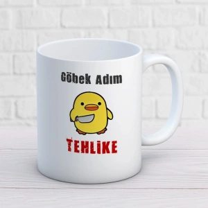 Göbek Adım Tehlik Kupa Baskı