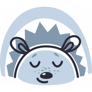 Gökkuşağı Altında Uyuyan Kirpi