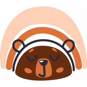 Gökkuşağının Altında Uyuyan Ayı