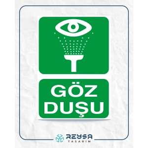 Göz Duşu Sticker 20X28 Cm