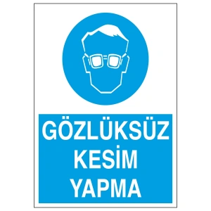 Gözlüksüz Kesim Yapma Sticker 20X28 Cm