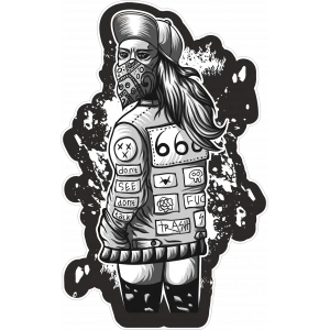 Sticker 10x10 cmRenkli Sticker