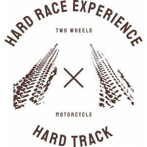 Hard Race Experience Sticker 10x10 cmRenkli Sticker