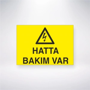 Hatta Bakım Var Sticker 20X28 Cm