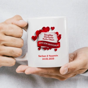 Hayatımız Nehir Gibi Akıyor Sevgililer Günü Kupası