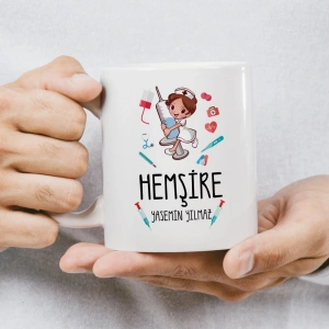 Hemşire İsme Özel Kupa