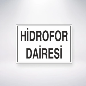 Hidrofor Dairesi Sticker 20X28 Cm