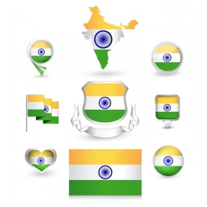Hindistan Sticker Set