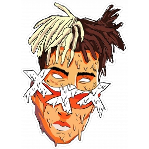 xxx Sticker 10x10 cmRenkli Sticker