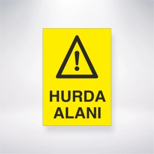 Hurda Alanı Sticker 20X28 Cm