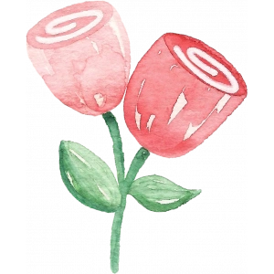 İki Gül Duvar Stickerı