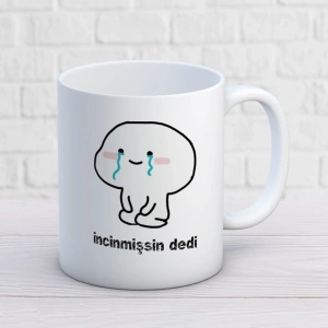 İncinmişsin Dedi Kupa Baskı