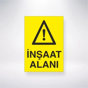 İnşaat Alanı Sticker 20X28 Cm