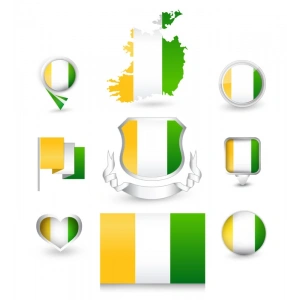 İrlanda Sticker Set