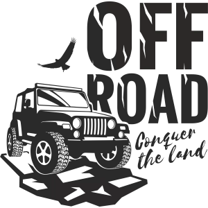 Off ROad Sticker 2 Sticker 10x10 cmRenkli Sticker
