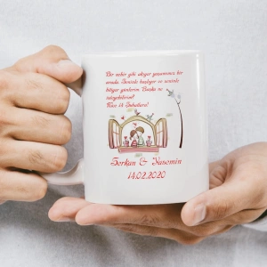 Kahve Fincanında Aşk Sevgili Kupası