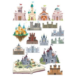 Kale Sticker Set-1 13 Parça Telefon, Tablet, Defter, Laptop Sticker