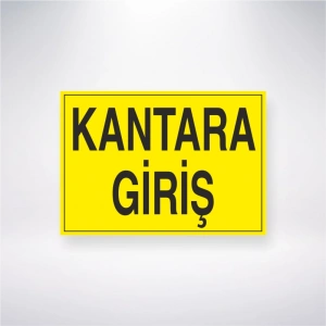 Kantara Giriş Sticker 20X28 Cm